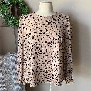 SHEIN Cheetah Blouse
